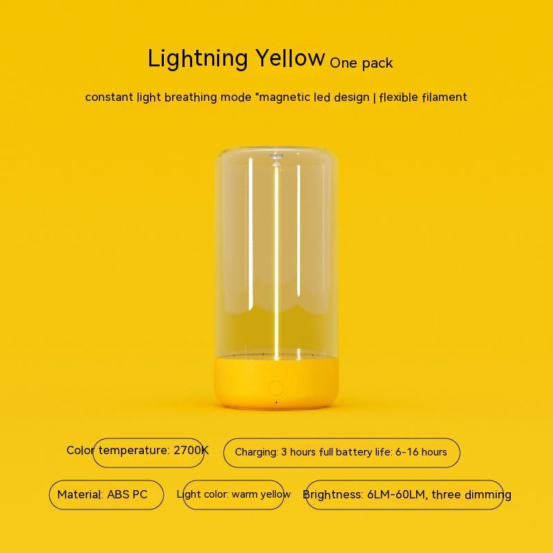 LED Rechargeable Mood Light – Portable, Cozy Glow for Home & Room Atmosphere