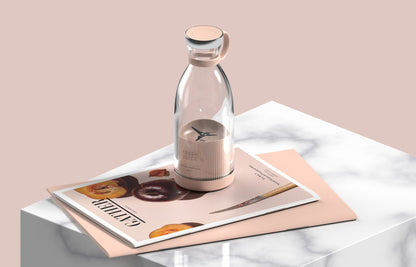 Blend & Go: Portable USB Rechargeable Juicer Blender for Fresh Smoothies Anywhere!