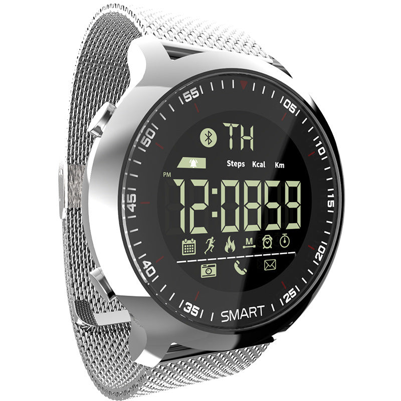 MK18 Military Rugged Smart Watch - 12-Month Battery, IP68 Waterproof Sport Tracker