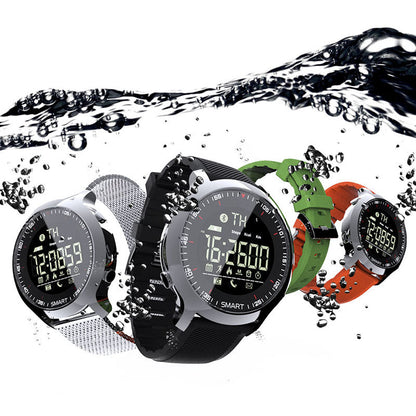 MK18 Military Rugged Smart Watch - 12-Month Battery, IP68 Waterproof Sport Tracker