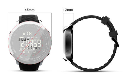 MK18 Military Rugged Smart Watch - 12-Month Battery, IP68 Waterproof Sport Tracker
