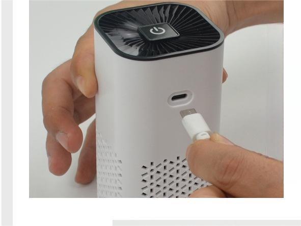 Portable HEPA Car Air Purifier & Ionizer - Eliminates Odors & Allergens