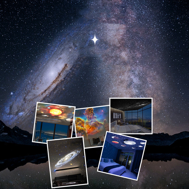 12-in-1 Galaxy Star Light Projector | 360° Rotate Planetarium Lamp for Kids & Adults