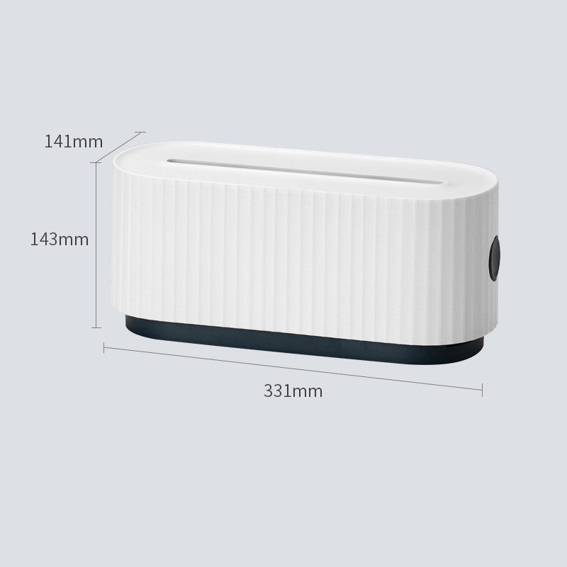Universal Cable Management Box - Dust-Proof Power Strip Organizer