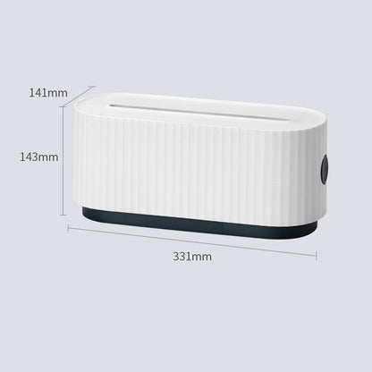 Universal Cable Management Box - Dust-Proof Power Strip Organizer