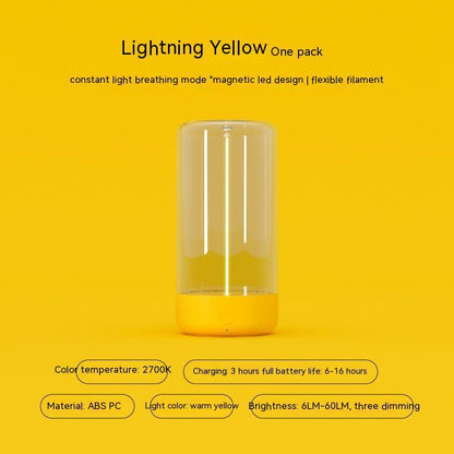 LED Rechargeable Mood Light – Portable, Cozy Glow for Home & Room Atmosphere