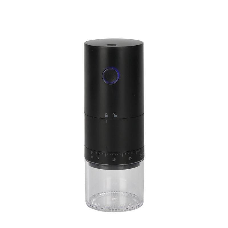 Fresh Brew Anywhere: Portable USB Rechargeable Coffee Grinder with Precision Control