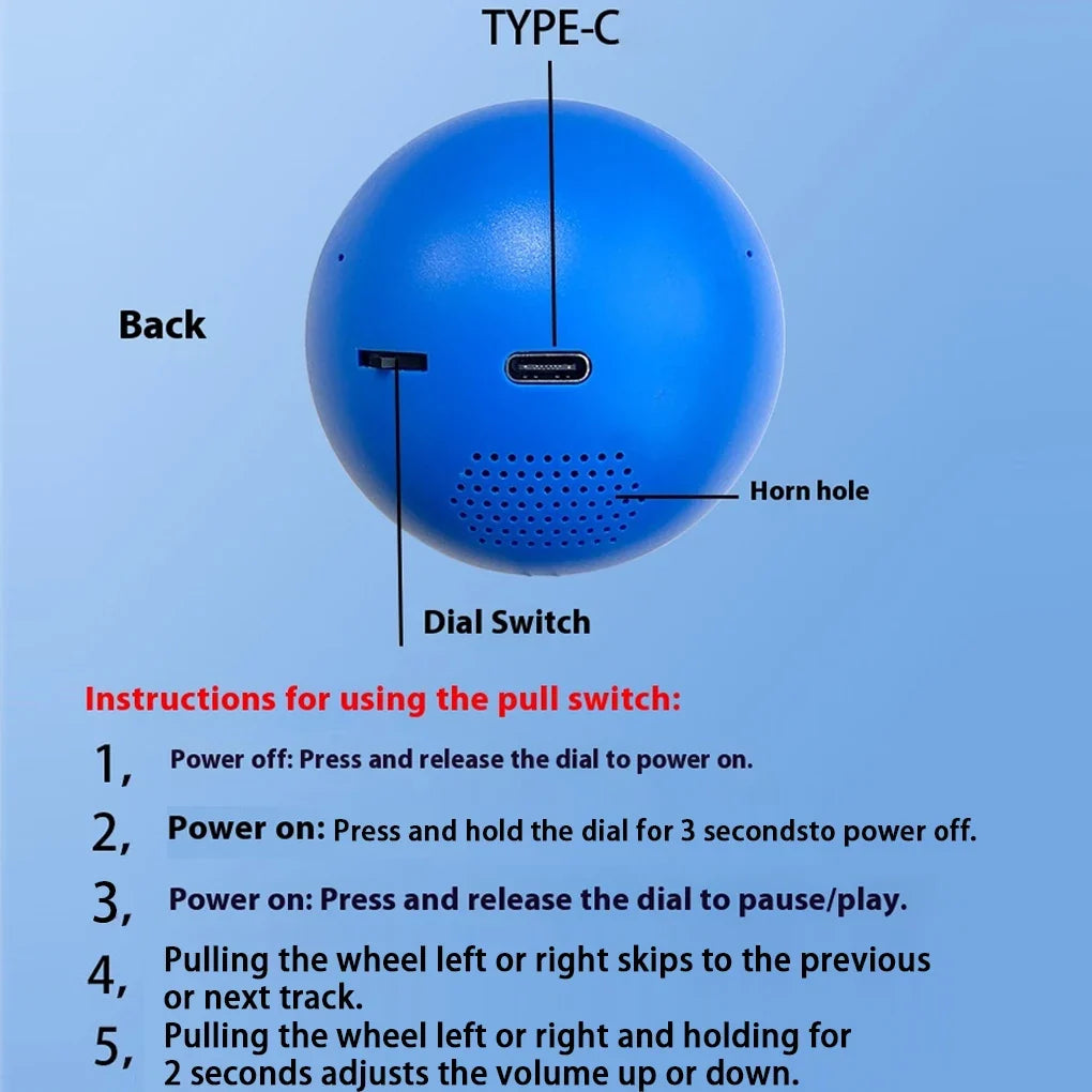 3D Photo Video Display Ball - Personalized Memory Orb with LED Light & App Control