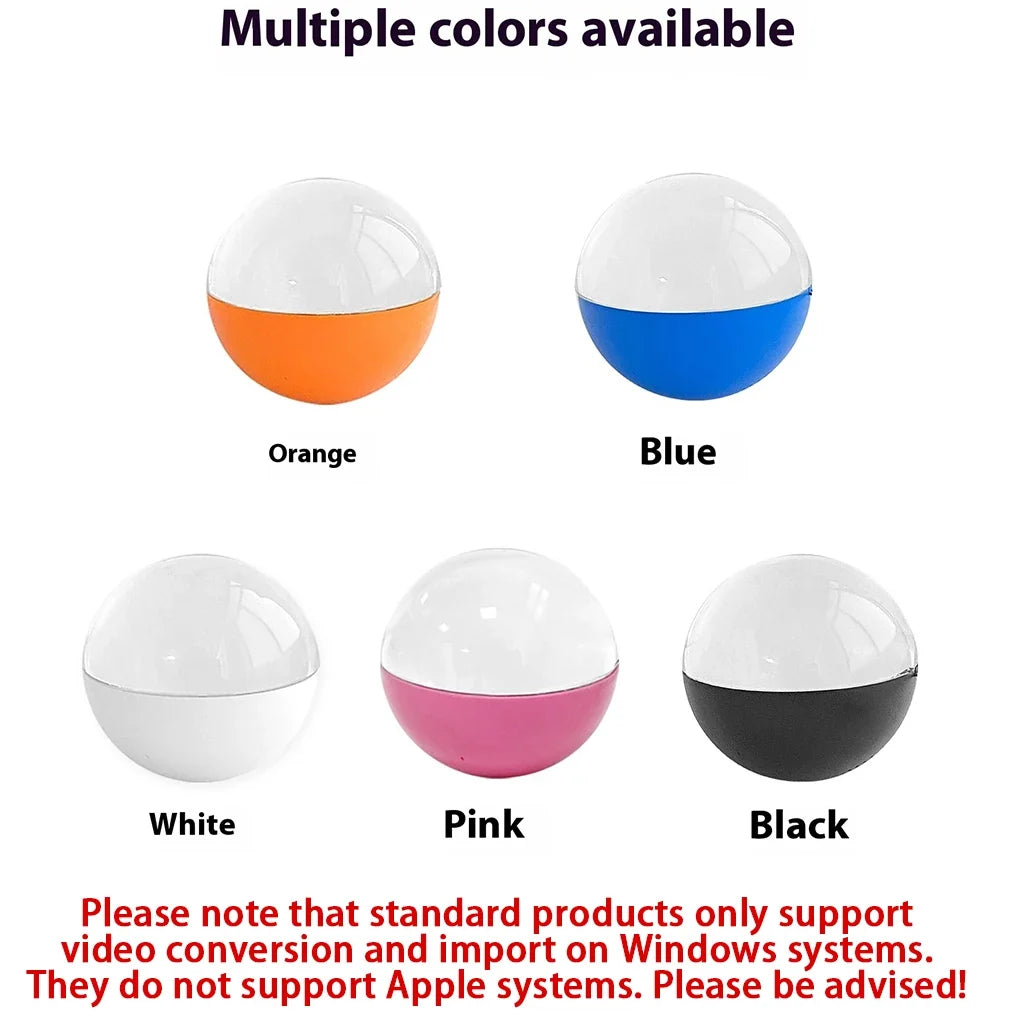 3D Photo Video Display Ball - Personalized Memory Orb with LED Light & App Control