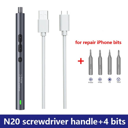 Professional 62-in-1 Electric Screwdriver Kit - Cordless Precision Tool for Electronics Repair