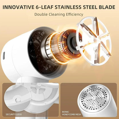 Electric Fabric Shaver - Rechargeable Lint & Pilling Remover for Sweaters, Clothes & Furniture