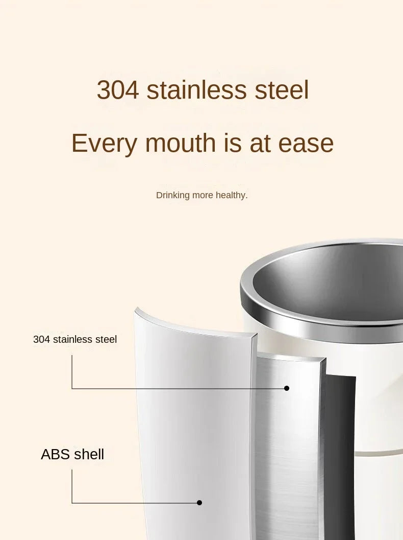 Self-Stirring Coffee Mug with Temperature Display - Auto-Mix Smart Cup Keeps Drinks Perfect