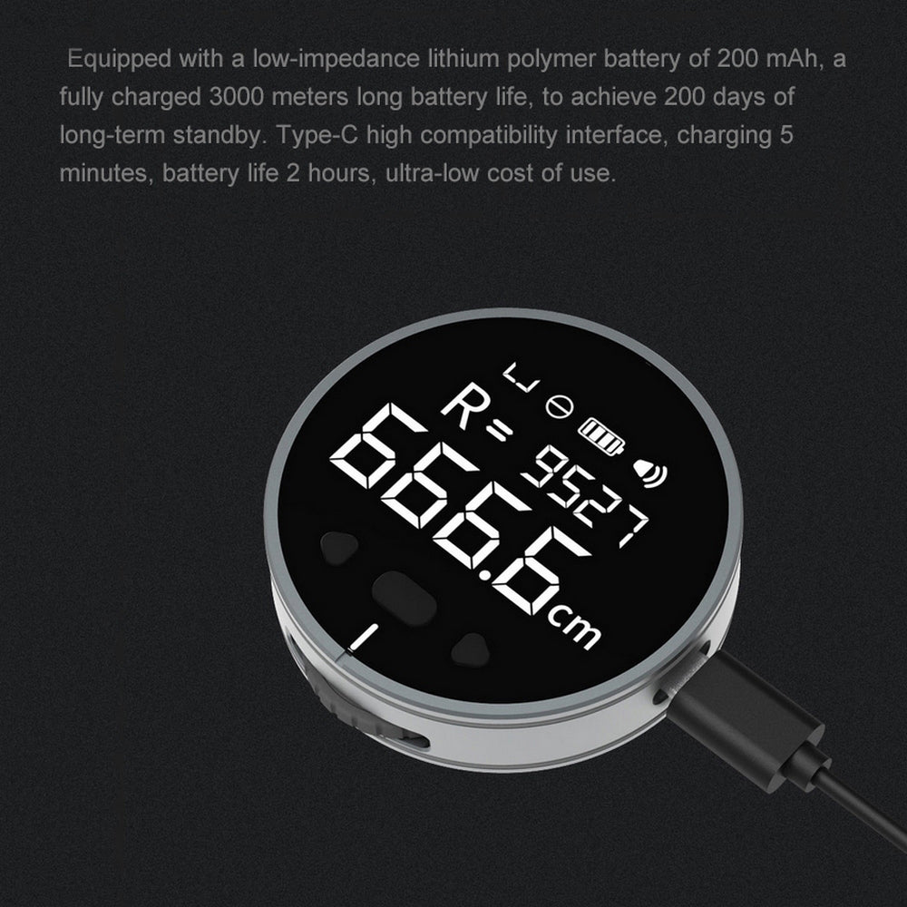 Digital Electronic Measuring Ruler with LCD Display