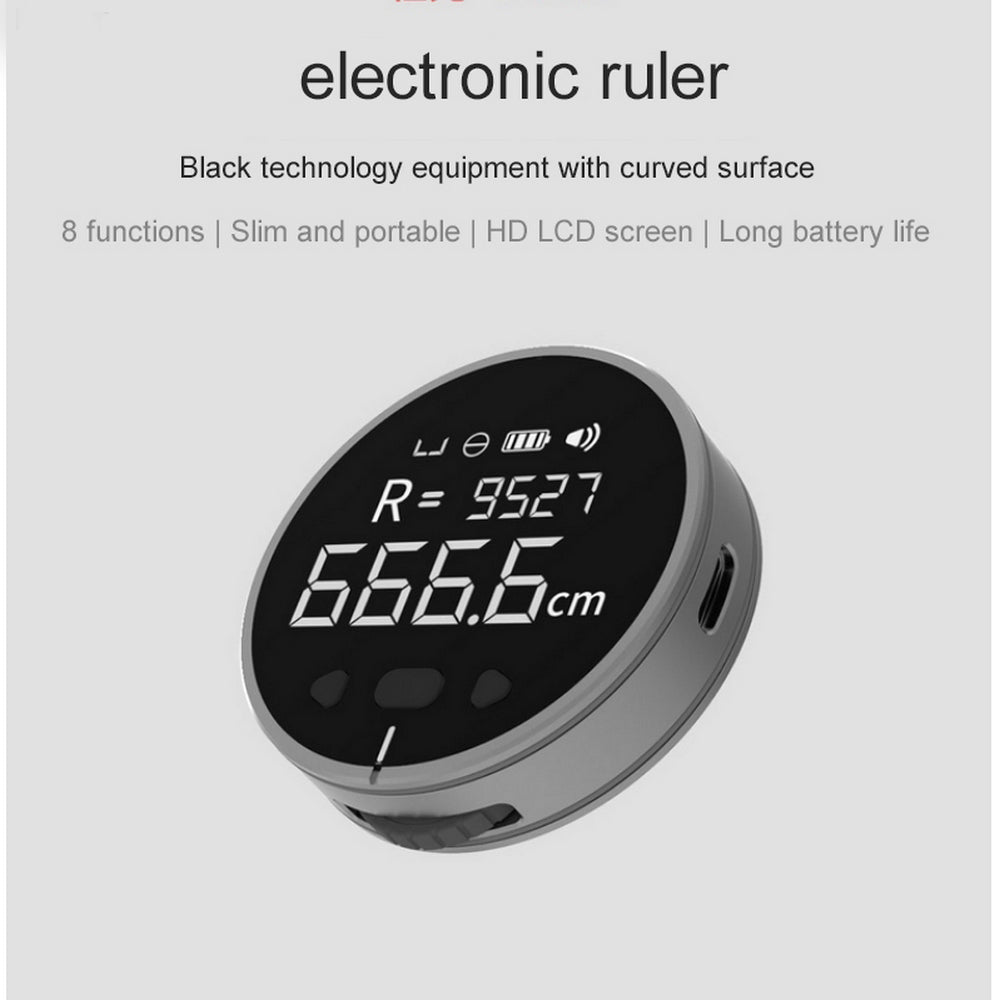 Digital Electronic Measuring Ruler with LCD Display