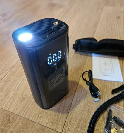 Cordless Air Pump 150 PSI - Portable Tire Inflator for Car, Bike & Sports Equipment